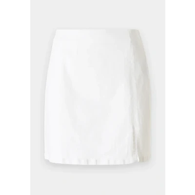 Image of VERO MODA Women&#039;s Vmnelly Hr Short Skirt DNM Mix Noos, snow white, L
