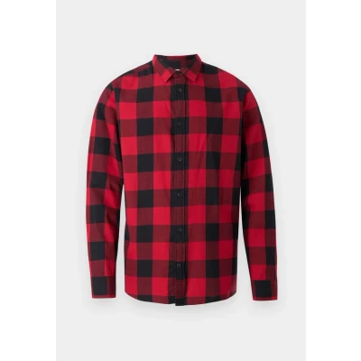 Image of Jack &amp; Jones Jegingham Shirt, Men&#039;s, Size: Small, Brick red
