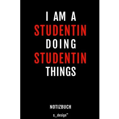 Image of Notizbuch für Studentin: Originelle Geschenk Idee [120 Seiten kariertes blanko Papier]