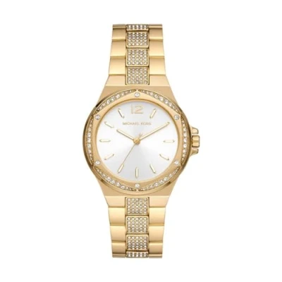 Image of Michael Kors Traditional Lennox Watch goldcoloured, Women&#039;s, Size: One Size, Gold coloured