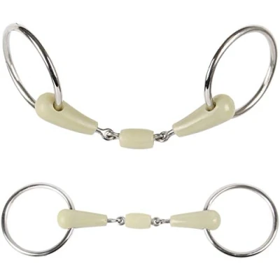 Image of Harry&#039;s Horse Ring snaffle, thin French mouth apple scented