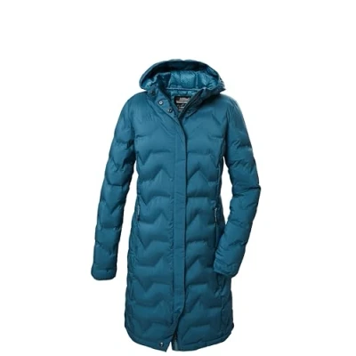 Image of Killtec Women&#039;s Kow 9 Wmn Qltd Prk Quilted Parka/Functional Parka with Hood