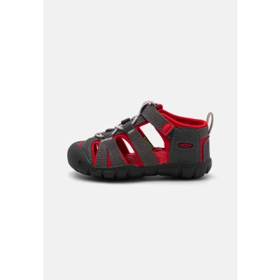 Image of Keen Seacamp II TOTS Unisex Walking sandals for kids, Size: 3k, Grey Textile