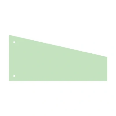 Image of Kangaro Divider Strips, Paper, Green, 235x105 Trapez