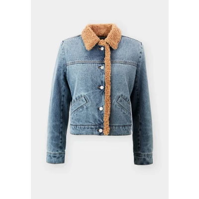 Image of ONLY Onlnadya Jacket denim jacket, Women&#039;s, Size: Medium, Medium blue