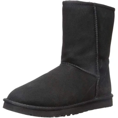 Image of UGG Men&#039;s Classic Short BOOT, Black, 9 UK