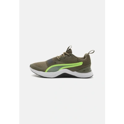 Image of Puma Prospect Unisex Training shoe, Size: 4, Loden green/black/green glare Textile/synthetics