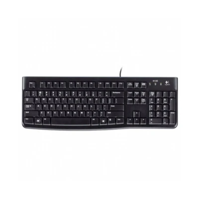 Image of Logitech K120 Wired Keyboard for Windows, US QWERTY Layout Black
