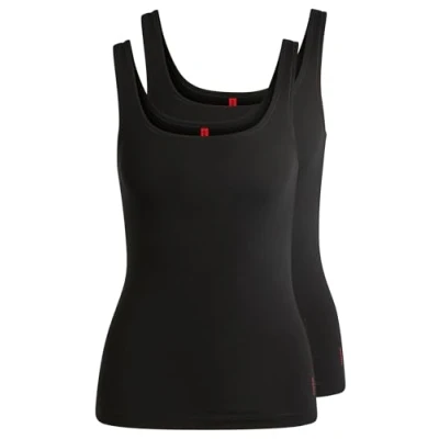 Image of HUGO TWIN VEST Undershirt, Women&#039;s, Size: 3XL, Black