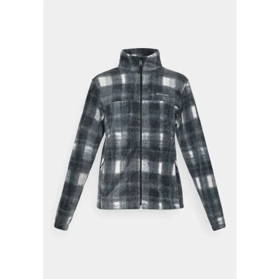 Image of Columbia Steens MOUNTAIN Printed Jacket Fleece jacket, Men&#039;s, Size: Small, Chalk omblur