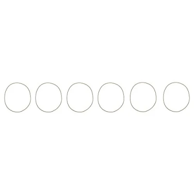 Image of O Ring Set, cylinder sleeve AJUSA 60004300