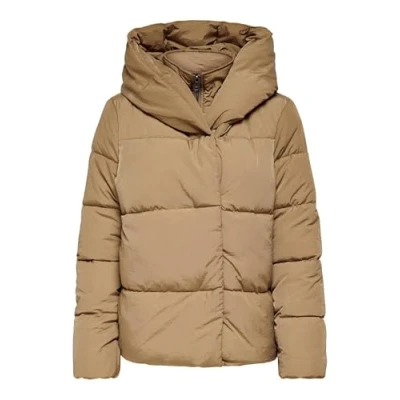 Image of ONLY Onlnewsydney SARA Puffer Jacket Winter jacket, Women&#039;s, Size: Large, Toasted coconut
