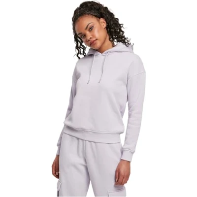 Image of Urban Classics Ladies Hoody Hoodie, Women&#039;s, Size: 4XL, Softlilac