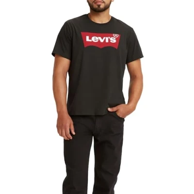 Image of Levi&#039;s Men&#039;s Graphic Set in Neck, H215 hm Black, XXL