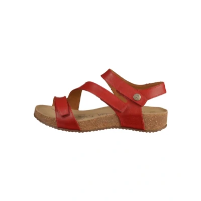 Image of Josef Seibel Sandals, Women&#039;s, Size: 4, Red Leather