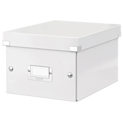Image of Leitz A5 Storage Box, Click and Store Range 60430001 Small, White