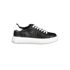 Image of Black Leather Women Sneaker