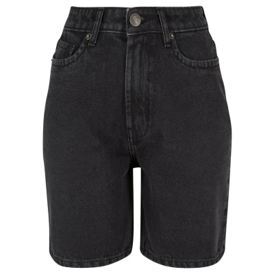 Image of Urban Classics Bermuda Denim shorts, Women&#039;s, Size: W26, Black washed