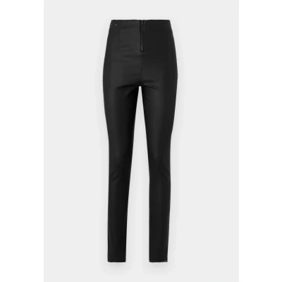 Image of Vila Women&#039;s Vicommit New Coated Rwsk Leggings Noos, Black, L
