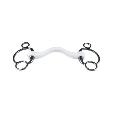 Image of TRUST Inno Sense 2,5 Eggbut Bit 135mm / Medium Port Horse Bits Riding Equestrian