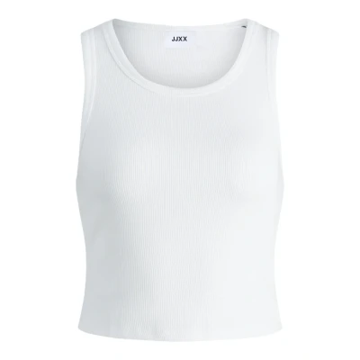 Image of JJXX Jxfallon SL TANK NOOS Top, Women&#039;s, Size: Small, Bright white