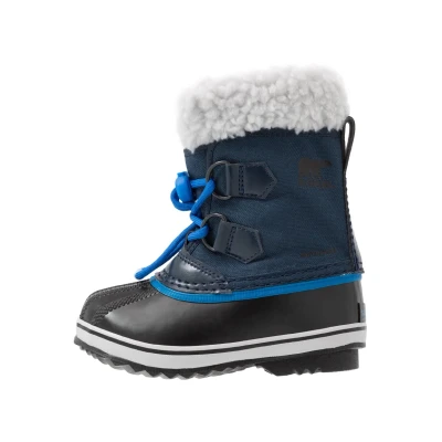 Image of Sorel Childrens YOOT PAC Unisex Winter boots for kids, Size: 7K, Collegiate navy/super blue Synthetics/textile
