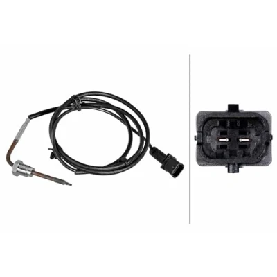 Image of Sensor, exhaust gas temperature HELLA 6PT 010 376 651