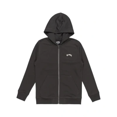 Image of Billabong ARCH Unisex Zipup sweatshirt for kids, Size: 10y, Raven