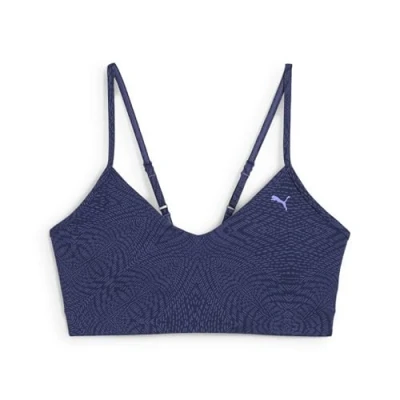 Image of PUMA Women&#039;s Move Cloudspun Bra AOP Sports Bras