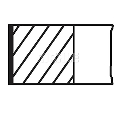 Image of Piston Ring Kit MAHLE ORIGINAL 011 63 N0