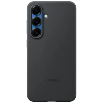 Image of Samsung Silicone Back Cover Black Galaxy S25