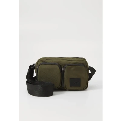 Image of HUGO Ethon 3.0 Pocket Cross body bag, Men&#039;s, Size: One Size, Open green