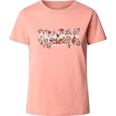 Image of Pepe Jeans Women&#039;s Rosalind T Shirt, Pink(washed Pink), XS