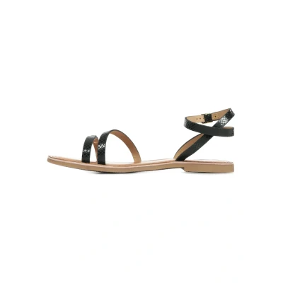Image of LES TROPEZIENNES PAR M. BELARBI Women&#039;s Hanak Shoes City Sandal, Black Serp, 38 EU