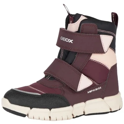 Image of Geox Mädchen J Flexyper Girl B Ab Snow Boot, Dk Burgundy, One Size