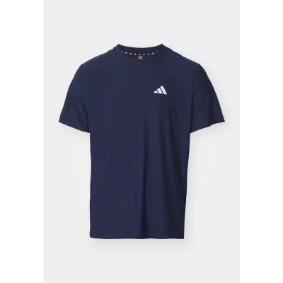 Image of adidas Performance Stretch Sports Tshirt, Men&#039;s, Size: XXL, Dark blue/black/white