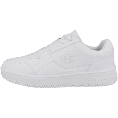 Image of Champion RD18 LOW Trainers, Men&#039;s, Size: 12, Triple white Pu