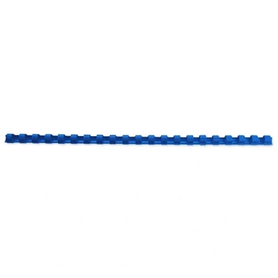 Image of GBC CombBind Binding Combs, 6 mm, 25 Sheet Capacity, A4, 21 Ring, Blue, Pack of 100, 4028233