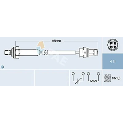 Image of Lambda Sensor FAE 77354