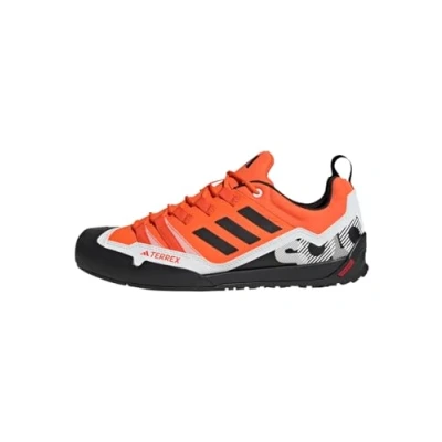 Image of adidas Unisex&#039;s Terrex Swift Solo 2.0 Hiking Shoes Sneaker, Orange Core Black Crystal White, 10 UK