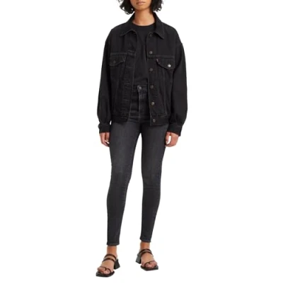 Image of Levi&#039;s Women&#039;s 720 High Rise Super Skinny Jeans, Black Mustang, 25W / 32L