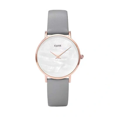 Image of CLUSE Womens Analogue Classic Quartz Connected Wrist Watch with Leather Strap CL30049,