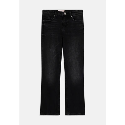 Image of Kids ONLY Kogjuicy LIFE WIDE LEG Relaxed fit jeans for kids, Size: 12y, Washed black