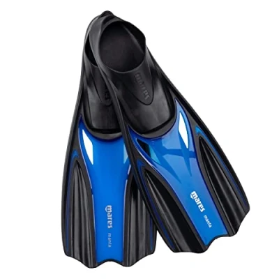 Image of Mares Kid&#039;s Manta Fin Flipper Blue/RBL, Size 34 SARBL034