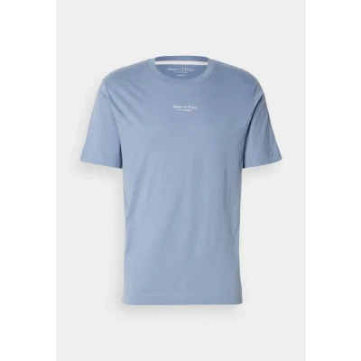 Image of Marc O&#039;Polo Short Sleeve LOGO Print Basic Tshirt, Men&#039;s, Size: 3XL, Meltwater