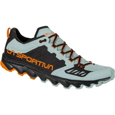 Image of La Sportiva Helios III Trail running shoes, Men&#039;s, Size: 9, Yellow/black Textile/synthetics