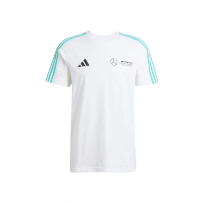 Image of adidas Originals Mercedes AMG Petronas Formula ONE TEAM DNA MEN Print Tshirt, Men&#039;s, Size: XXL, White black