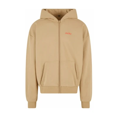 Image of Upscale by Mister Tee Ultra Heavy Hoody Zipup sweatshirt, Men&#039;s, Size: XL, Unionbeige