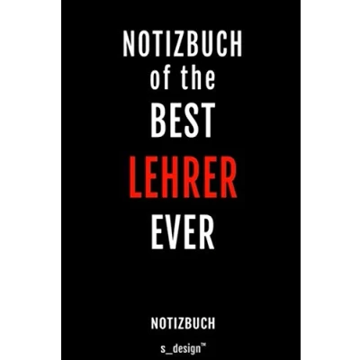 Image of Notizbuch für Lehrer: Originelle Geschenk Idee [120 Seiten gepunktet Punkte Raster blanko Papier]