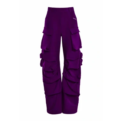 Image of Winshape CP101C Cargo trousers, Women&#039;s, Size: Small, Dark plum